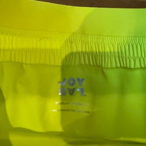 NWT Joy Lab Athlethic Skort/Shorts in Electric Yellow - Women's M - Picture 4 of 7